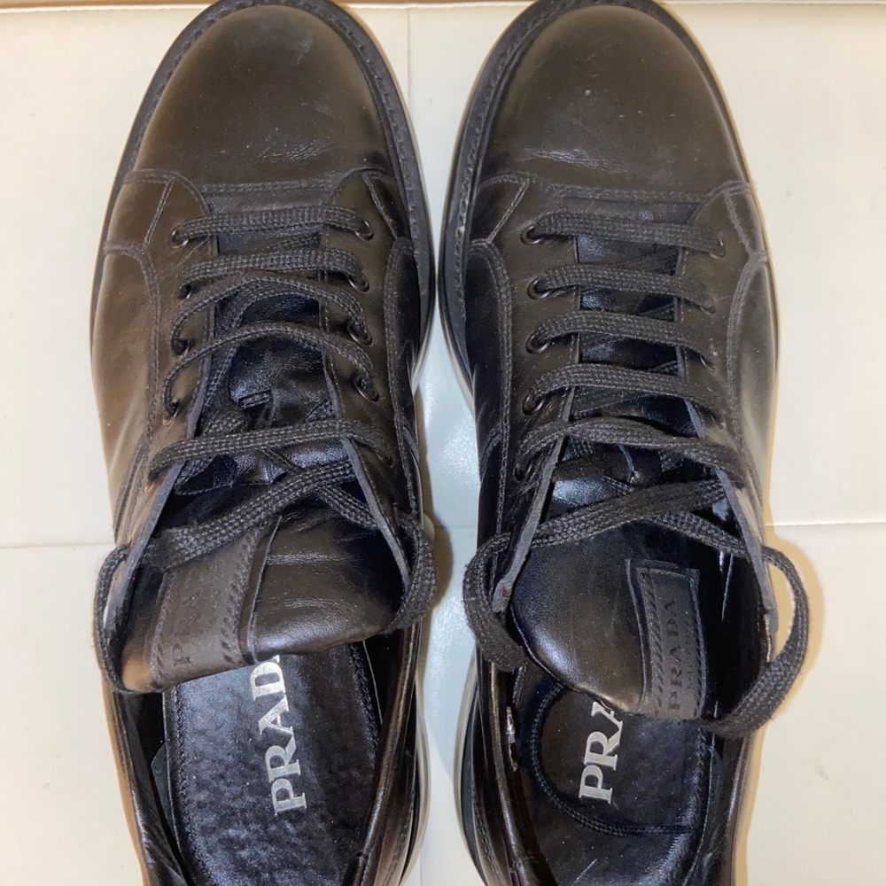 PRADA MENS Levitate Derby Air sole shoe sneaker